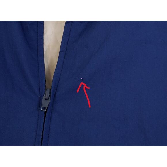 (J5) Vtg Forrester’s Golf Jacket Mens Size XXL Gorte Windbreaker Blue USA - Picture 12 of 12